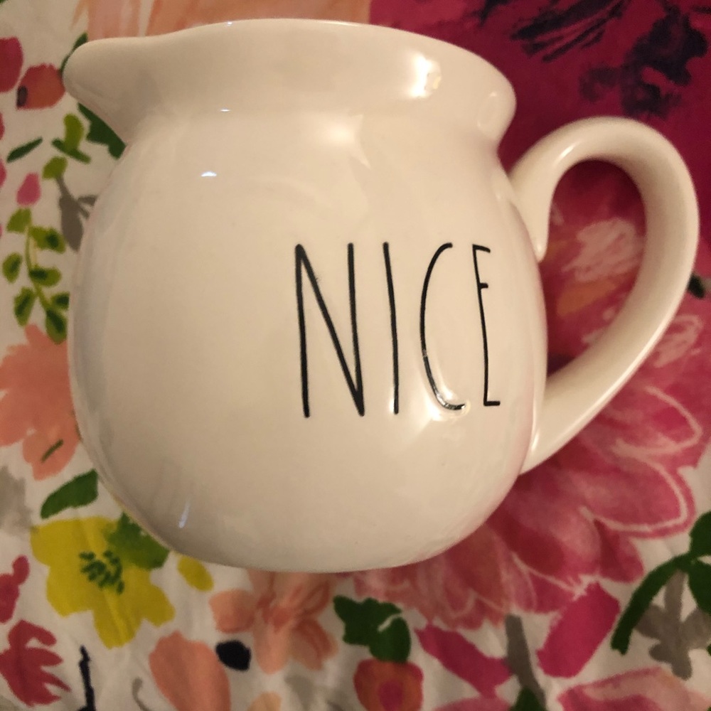 Rae Dunn Nice Christmas Milk or Cream Jug